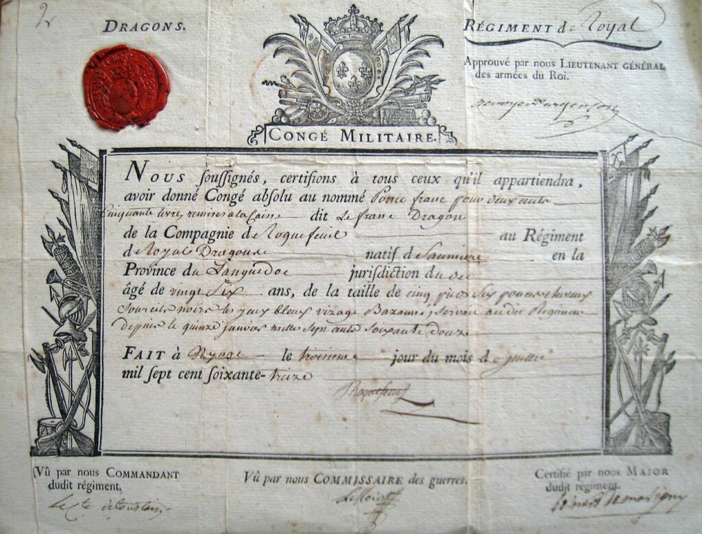 Cong Militaire D un Sommi rois 1773 M moire Sommi res Cong Militaire D un Sommi rois 1773 M moire Sommi res